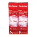 Creme Dental Colgate Luminous White Glow 70g com 2 Unidades